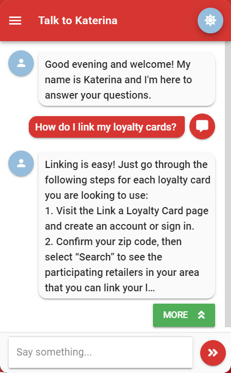 Long Response are cut short at 400 chars and the full response can be seen by clicking on the "more" button